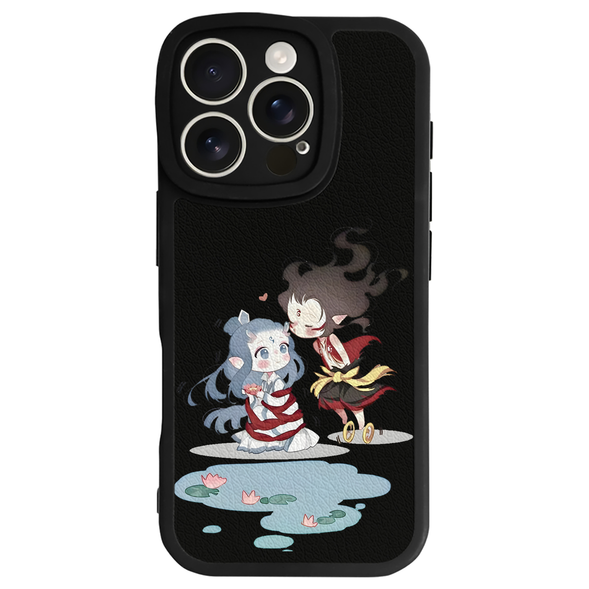 （画像用） Ne Zha 2 ナタ 魔童の大暴れ 【iPhone 16シリーズ対応】シリコンスマホケース（レザー調） 材質：シリコン